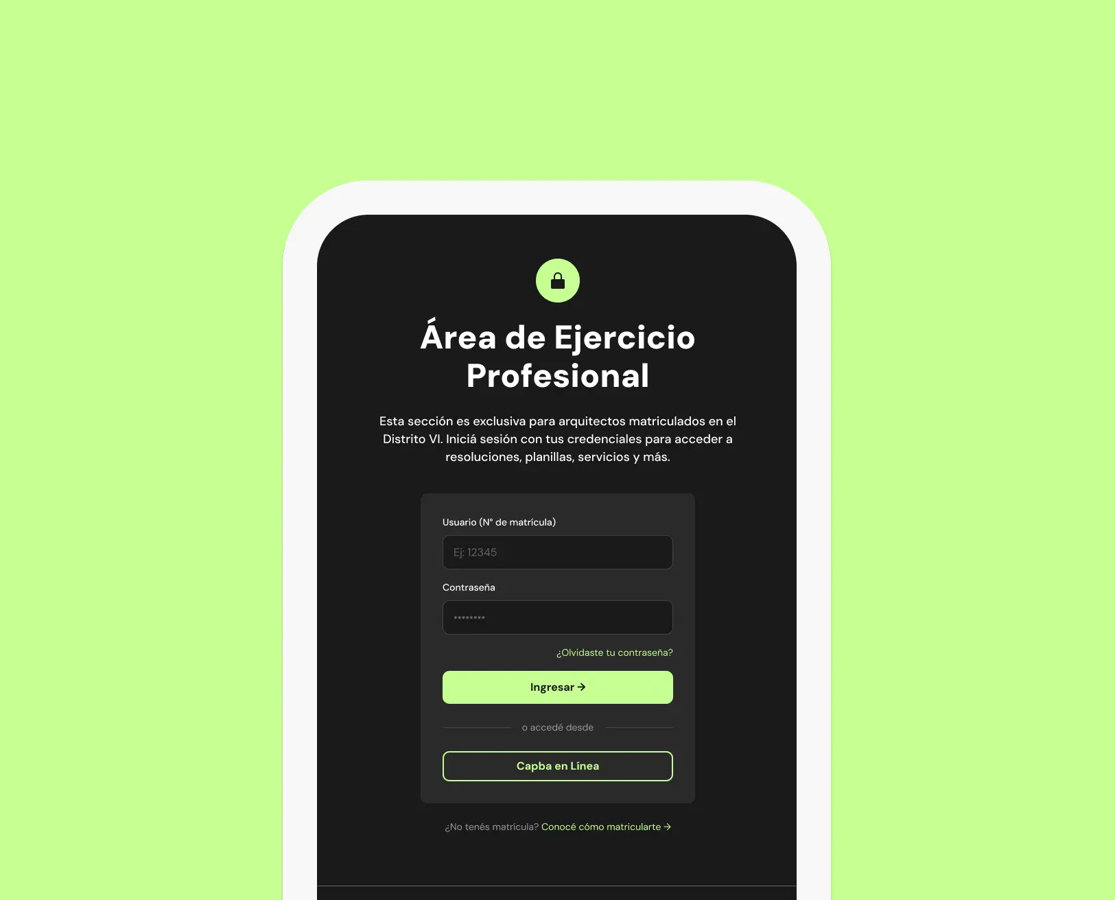 Versión mobile responsive