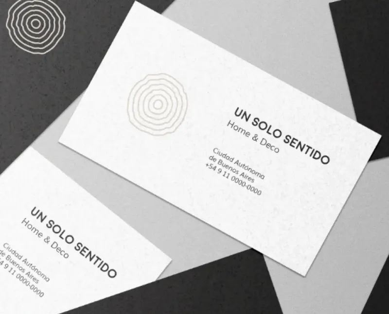 Un solo sentido — Identidad visual